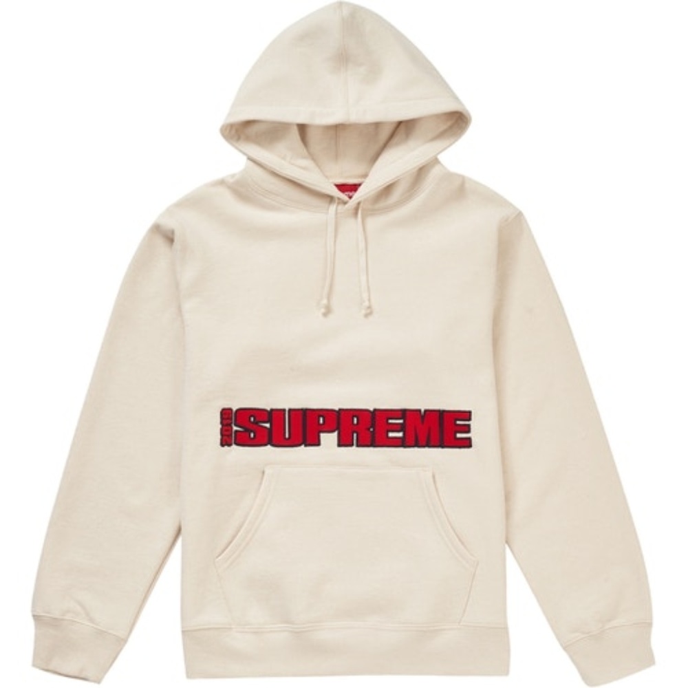 Supreme Blockbuster Hooded Sweatshirt (Natural) L